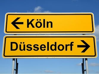A rivalidade entre Colônia e Düsseldorf visita guiada com lanche